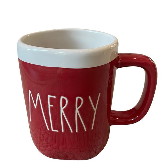 Rae Dunn MERRY Double Sided CANDY CANE Mug NEW Release New - Picture 12 of 14
